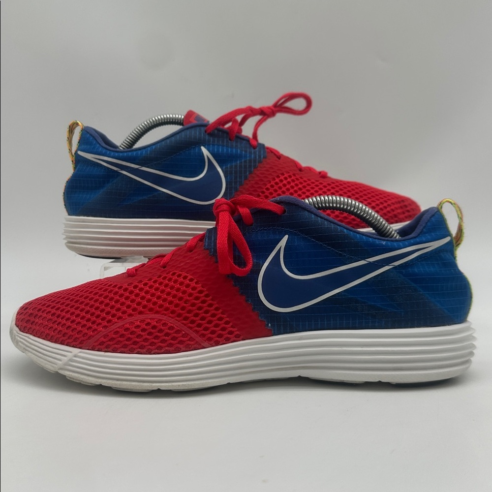 Nike LunarMTRL "Atomic Red-Blue" Color-Way Mens Size 10 Running Workout Shoes